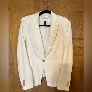 White Blazer White House Black Market fits size 4
